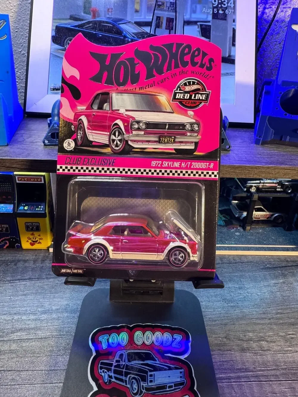 Hot Wheels RLC 1972 Skyline H/T 2000GT-R Pink